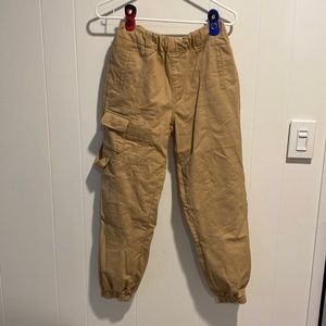 Small tan cargo pants